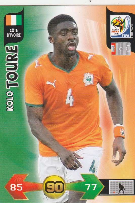 FIFA  2010 World Cup Adrenalyn XL - Ivory Coast 6 cards