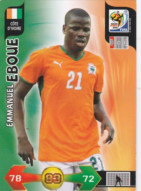 FIFA  2010 World Cup Adrenalyn XL - Ivory Coast 6 cards