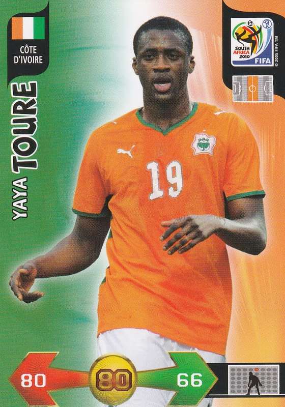 FIFA  2010 World Cup Adrenalyn XL - Ivory Coast 6 cards