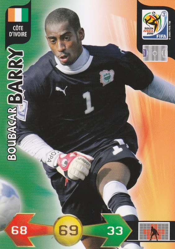 FIFA  2010 World Cup Adrenalyn XL - Ivory Coast 6 cards