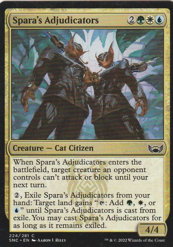 Magic the Gathering: Streets of new Capenna - Spara`s Adjudicators (2022) common