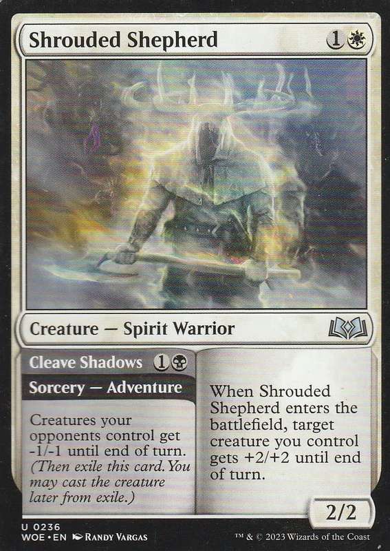 Magic the Gathering: Wilds of Eldraine - Shrouded Shepherd (2023) common