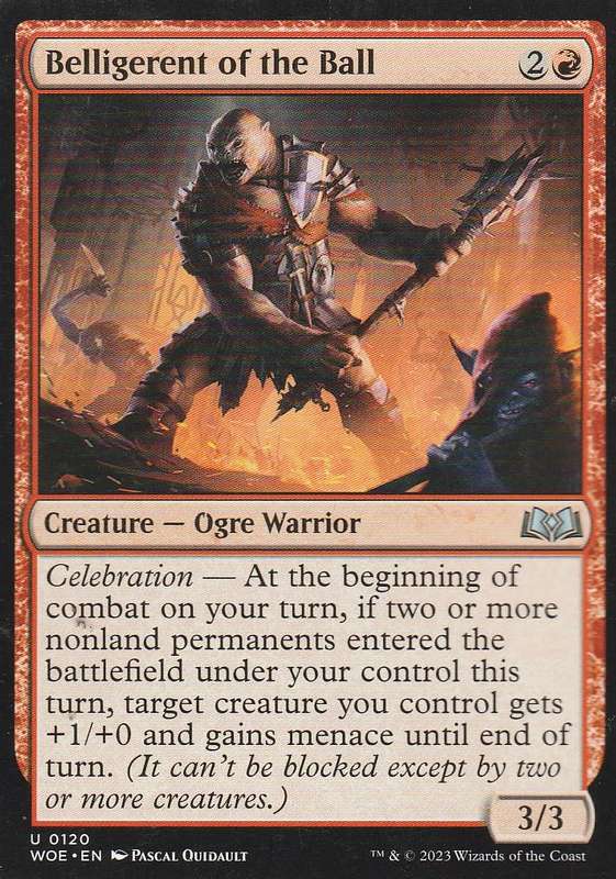 Magic the Gathering: Wilds of Eldraine - Belligerent of the ball (2023) common