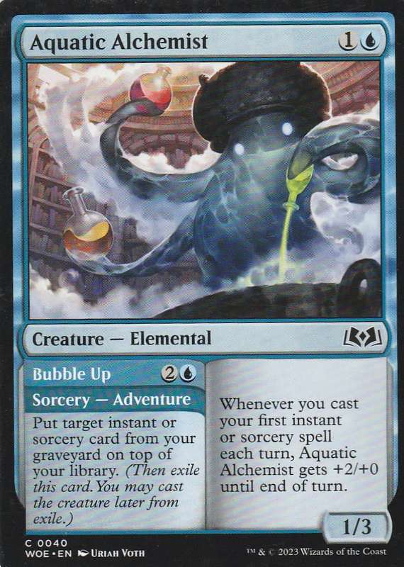 Magic the Gathering: Wilds of Eldraine - Aquatic Alchemist (2023) common