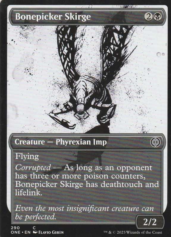 Magic the Gathering: Phyrexia: All will be One - Bonepicker Skirge (2023) common