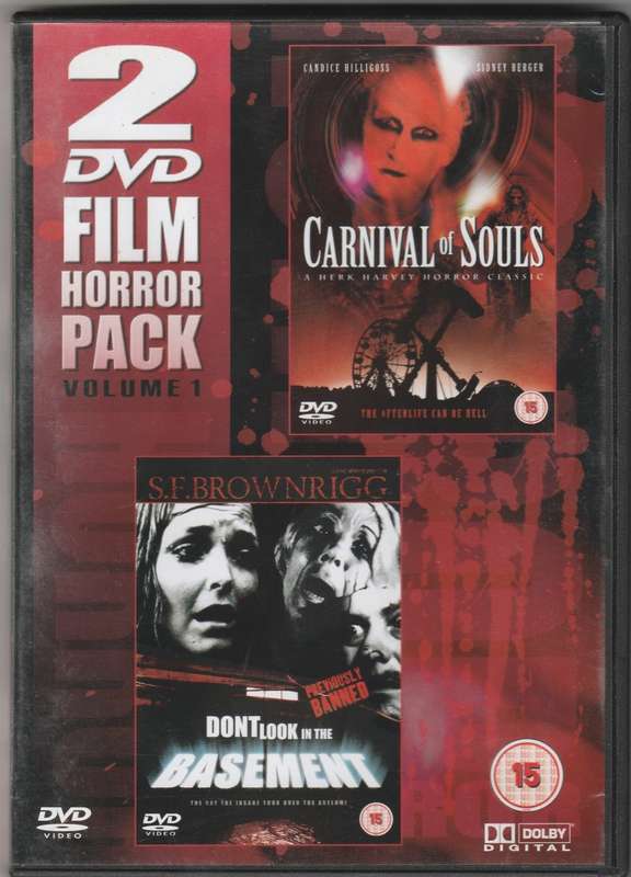 2DVD Horror pack vol.1 Carnival of souls & Don`t look in the basement