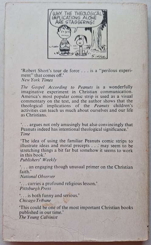 The Gospel according to Peanuts by Robert Shorts