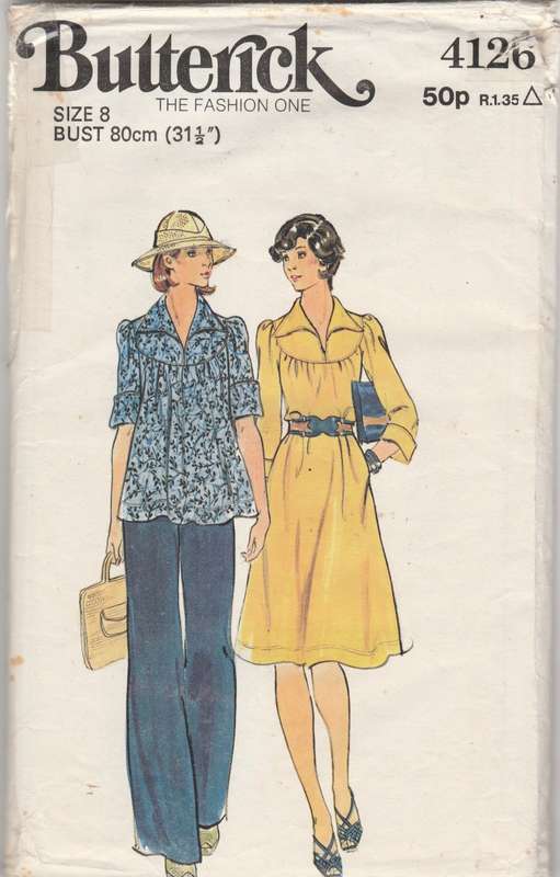 Butterick pattern #4126 size 8