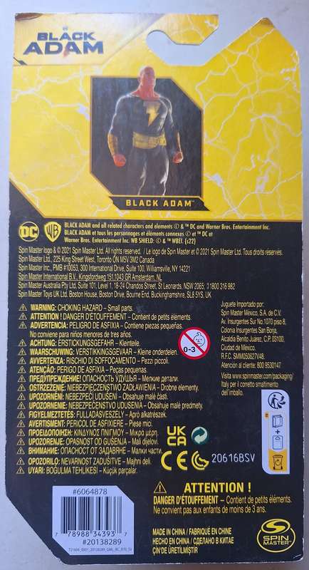 Black Adam figure (New and sealed)