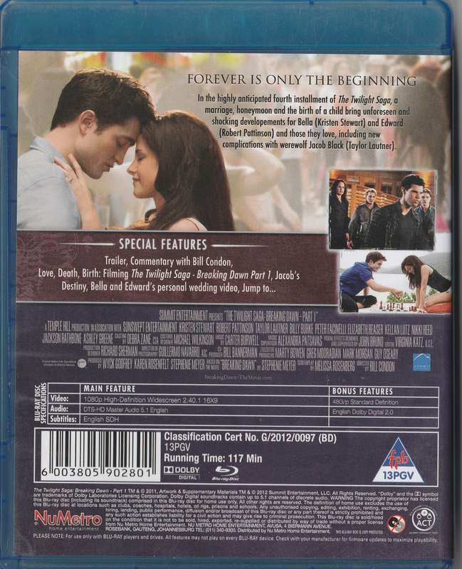 The Twilight saga Breaking Dawn part 1