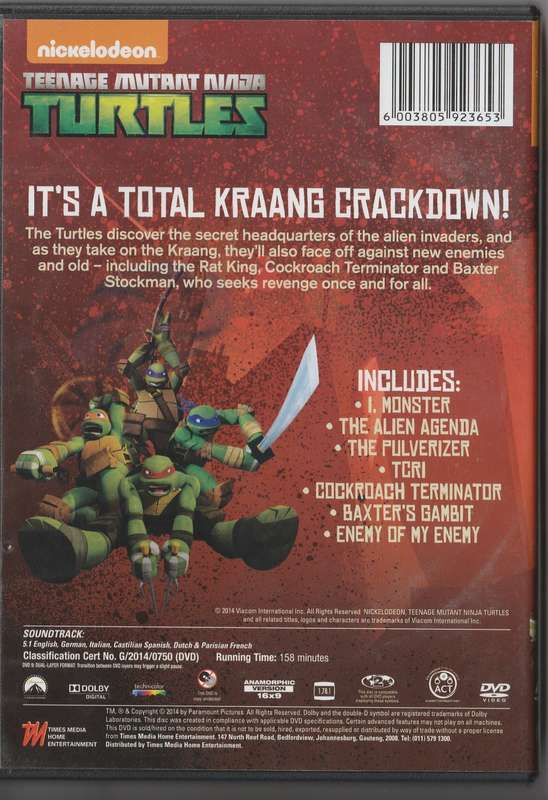 Teenage Mutant Ninja turtles Kraang Invasion