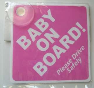 BABY ON BOARD SIGN