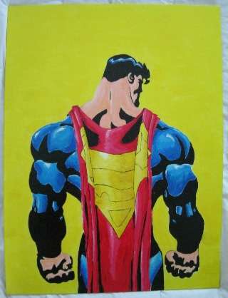SUPERMAN PAINTING