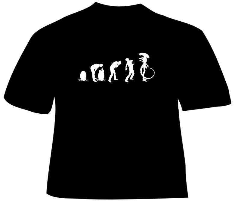 ALIEN EVOLUTION 1 T-SHIRT
