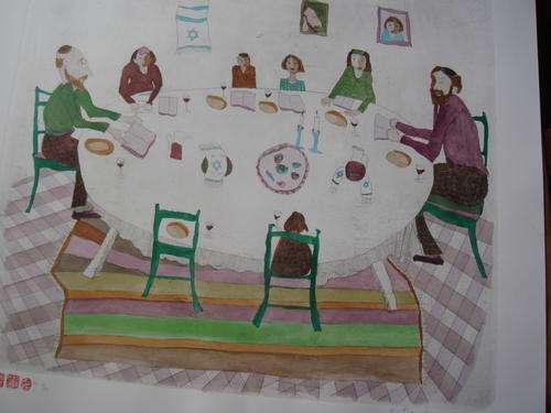 Pieter van der Westhuizen Etching Passover
