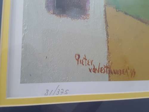 PIETER VAN DER WESTHUIZEN SIGNED LIMITED EDITION 31/375