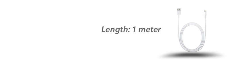 iPhone 5 / 6 / iPad / Air / Mini / iPod Lightning to USB Cable Length