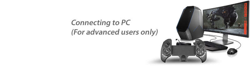 ipega PG-9023 Telescopic Bluetooth Gamepad Controller for Android Mobile Devices and PC - Connect to PC