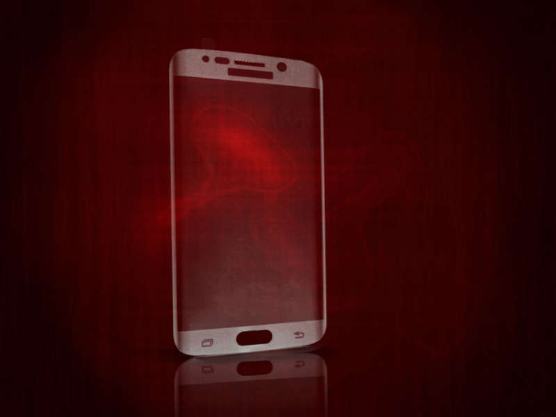 Full Coverage Tempered Glass Screen Protector for Samsung Galaxy S6 edge | Metallic Flake