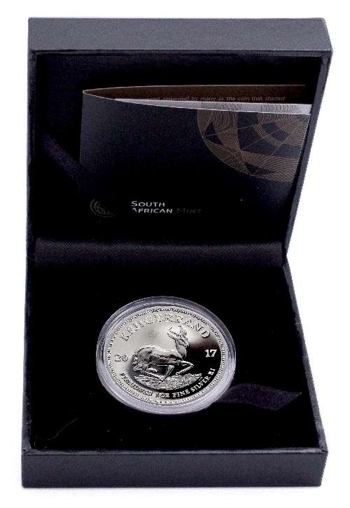*#* 2017 50th ANNIVERSARY - KRUGERRAND PROOF 1oz SILVER COINS + Box and certificate *#*