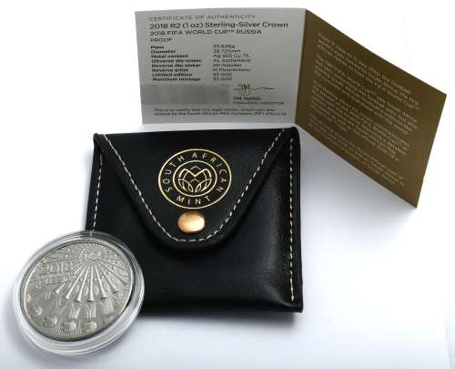 *#* KICK-OFF YOUR 2018 FIFA COLLECTION - 2018 R2 1oz Sterling Silver Crown Russia *#*