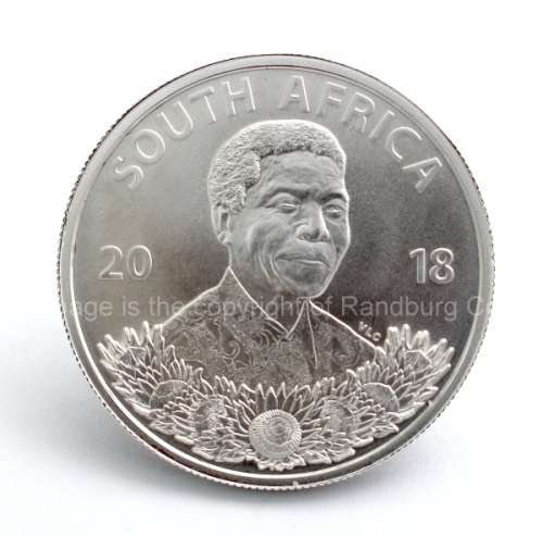 #NEW# 2018 Silver Uncirculated R1 Mandela Life of A Legend Protea Coin