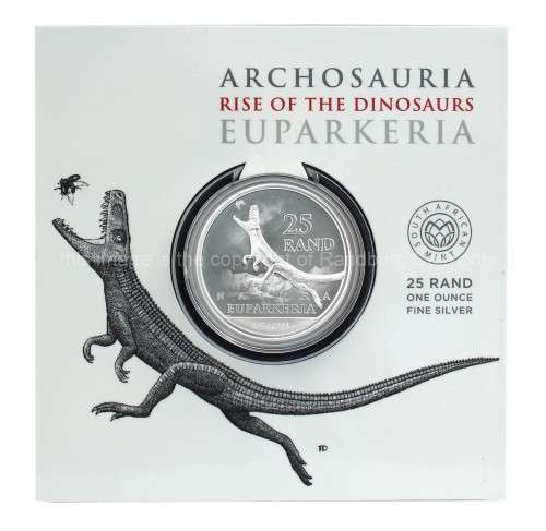*#* FIRST EVER !!!!!  NATURA 2019 1oz Fine Silver R25 Archosauria Rise of the Dinosaurs Series *#*!!