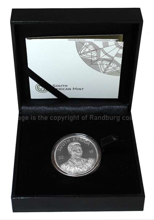 *#* 2019 Sterling Silver Proof R1 Life of A Legend Protea Coin *#*