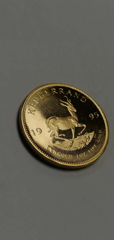 *#* 1995 SA Gold - PROOF LIKE - Kruger Rand One Ounce in a box Note, not a proof coin *#*