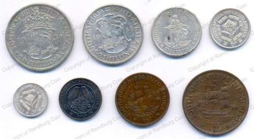*#* 1938 SA Union Coins Set - as per images *#*