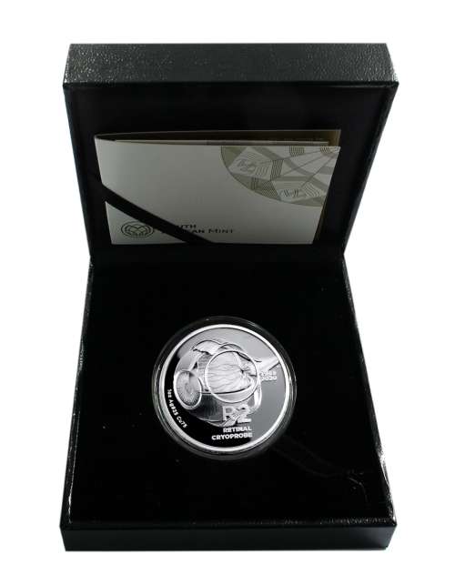 **#* BRAND NEW - 2020 Silver R2 Crown Retinal Cryoprobe Proof Coin South African Inventions *#*