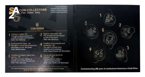 NEW!! - WEEKEND SPECIAL!!! @ R1 NR - 2020 25 Year Democracy Nickel R2 + Free Coin "Card" Set!