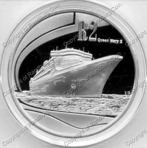 *#* 2011 SA 1oz Silver R2 Proof Maritime History Mintage 373 - coin ONLY in a scratched capsule *#*