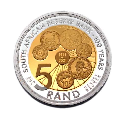 2021 South African Reserve Bank Centenary Proof Set 1921 to 2021 SARB Centenary
