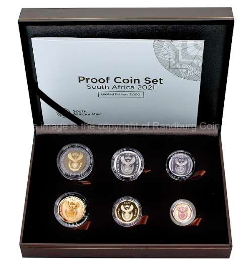 *#* NEW RELEASE!!! - 2021 South African Short Proof Coin Set - *#*