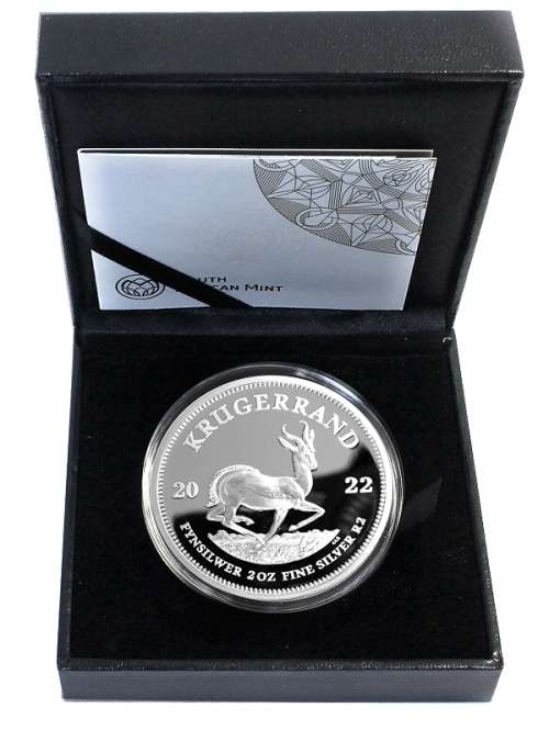 2022 2oz Fine Silver Proof Krugerrand