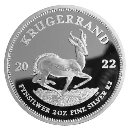 2022 2oz Fine Silver Proof Krugerrand