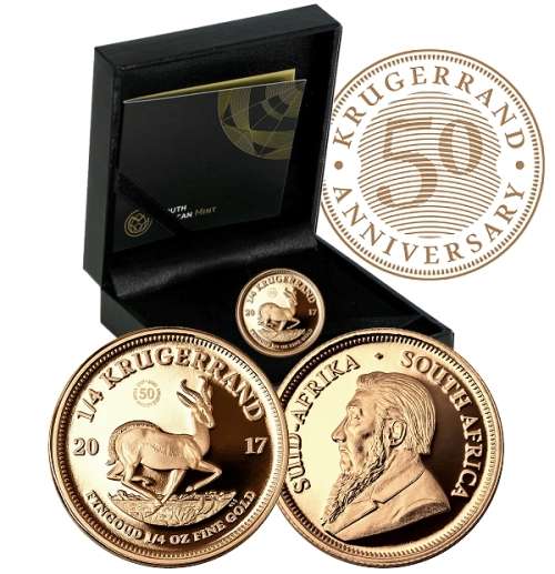 *#* 2017 Gold Proof 1/4 oz Krugerrand - 50th Anniversary *#*