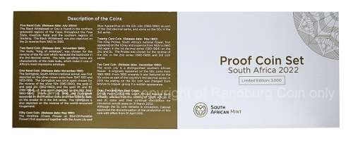 *#* NEW RELEASE!!! - 2022 South African Short Proof Coin Set - *#*