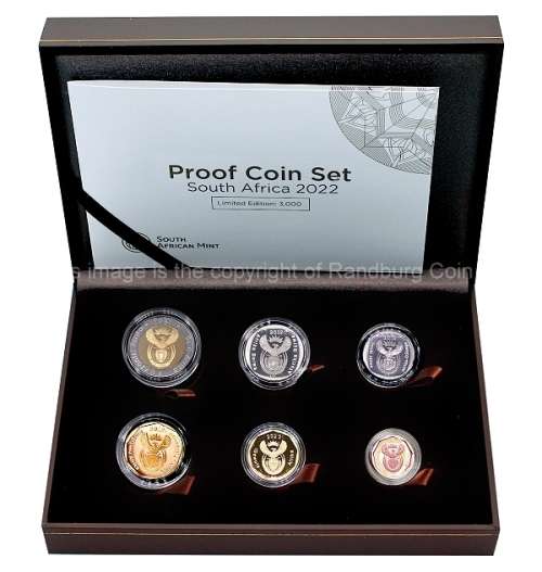 *#* NEW RELEASE!!! - 2022 South African Short Proof Coin Set - *#*