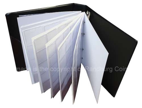 *#* A5 Dark Brown Universal Coin Album with 8 pages Protect your Collection *#*