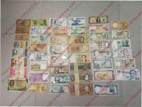 *#* Variety of 46 world banknotes as per images *#*