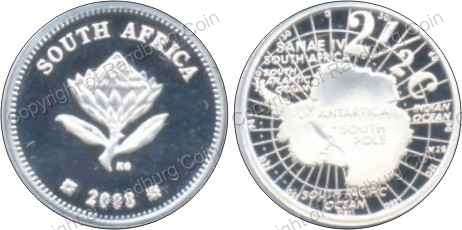 *#* 2008 SA Silver 2 1/2c Tickey International Polar Year Mintage 688*#*