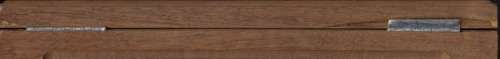 *#* 2005 Silver Prestige Wild Dog in Wooden Box Mintage 444 - Edge wood and hinge damage *#*