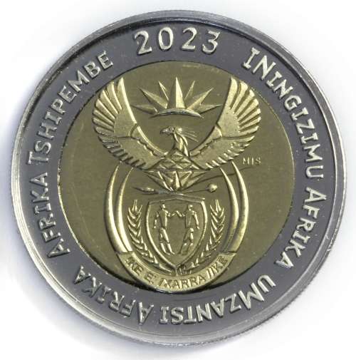 *#* Brand New !!! - First Release, First Strikes!! 2023 SA Bi-Metal Whale. R5 Oom Paul Mint Mark *#*