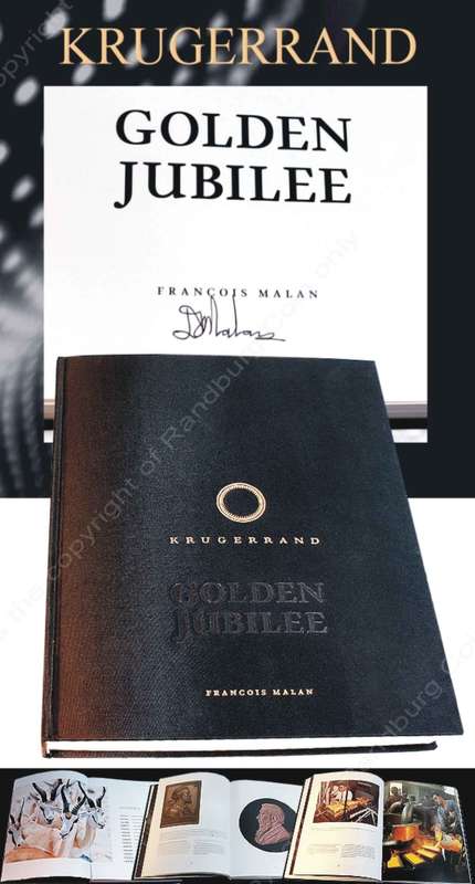 2016 Krugerrands Golden Jubilee - Francois Malan Hard Back Signed Copy