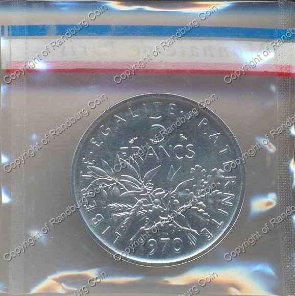 *#* France 1970 - 5 Franc Coin *#*