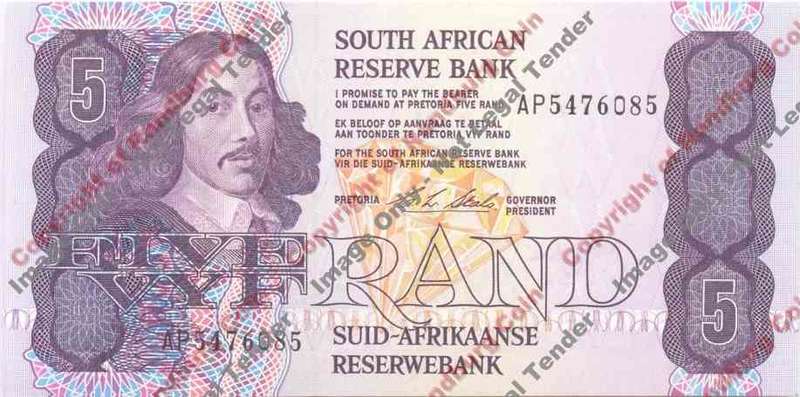 *#* CL Stals - 1st Issue - Five Rand UNC Note *#*