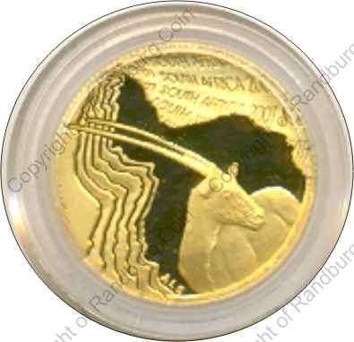 *#* 2001 SA Gold Natura Oryx Tenth Ounce - With Red Box No Certificate *#*