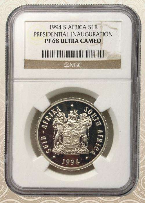 *#* 1994 NGC SLABBED PRESIDENTIAL INAUGURATION R1 SILVER PF 68 Ultra Cameo *#*